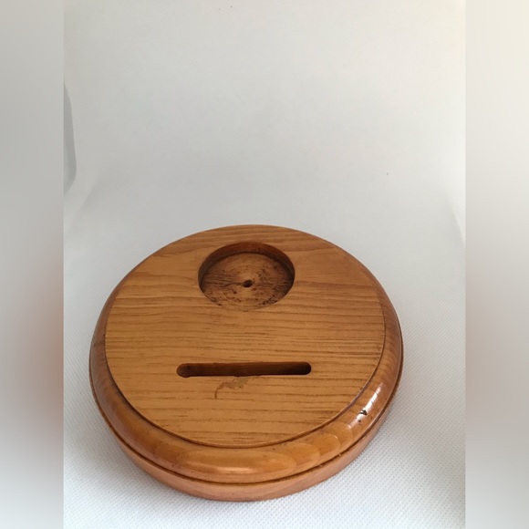 Iridescent Stained Glass Fan Candleholder - Picture 6 of 8